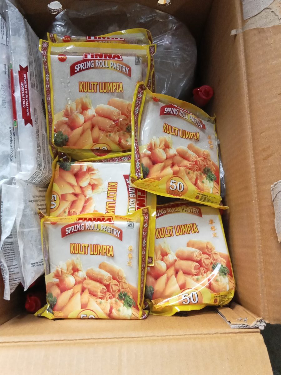 Kulit lumpia fina spring roll pastry sheet 50