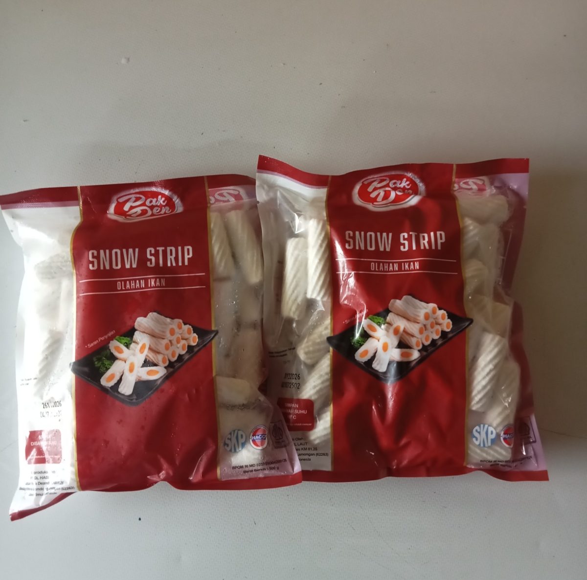 Pakden snow strip 500gr
