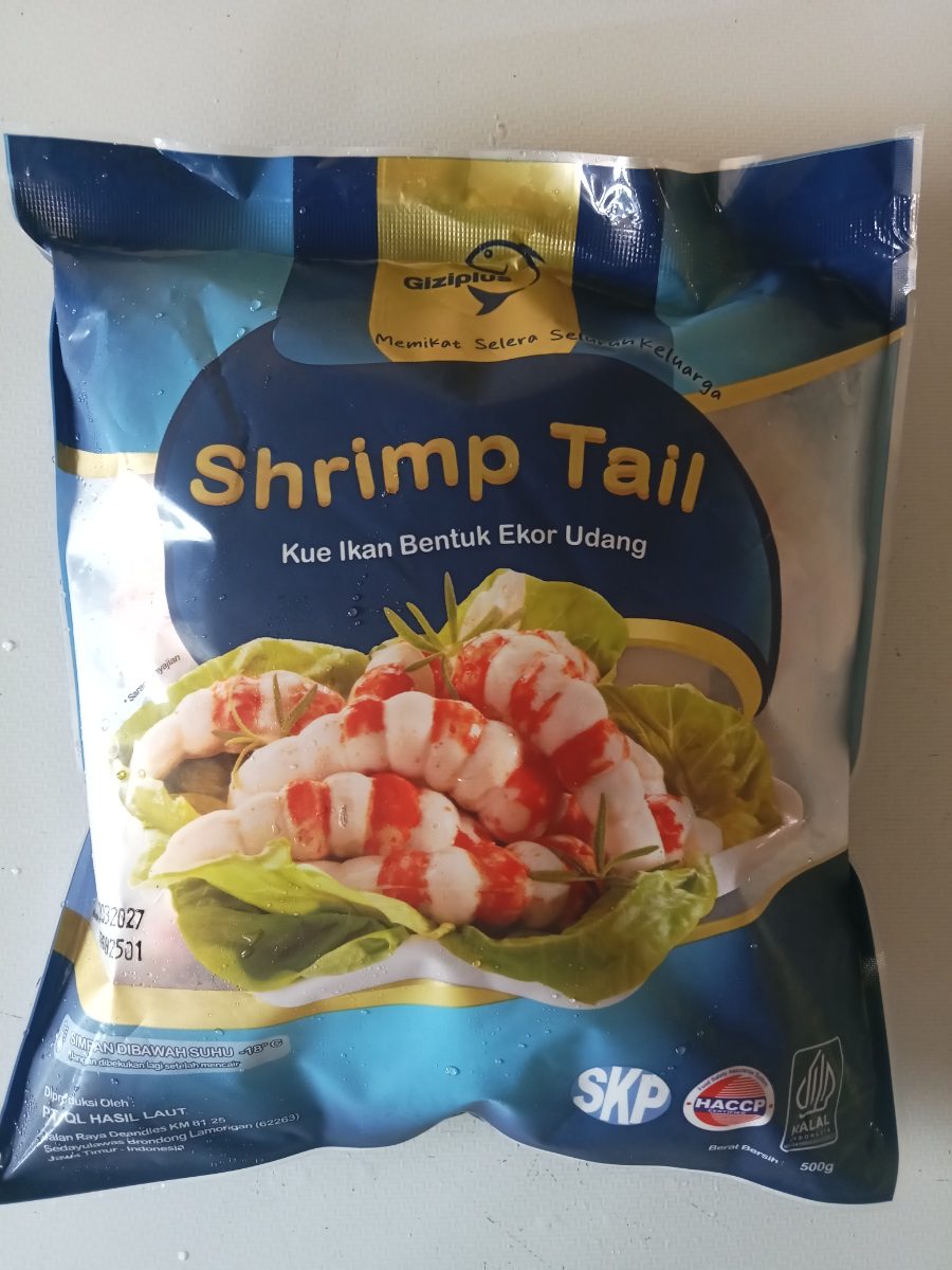 Giziplus shrimp tail 500gr
