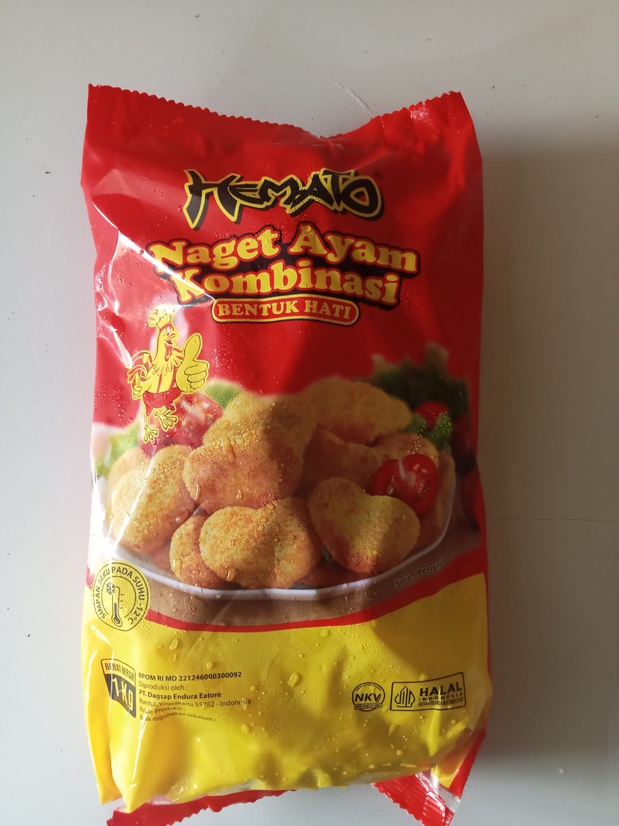 Hemato naget bentuk hati 500gr