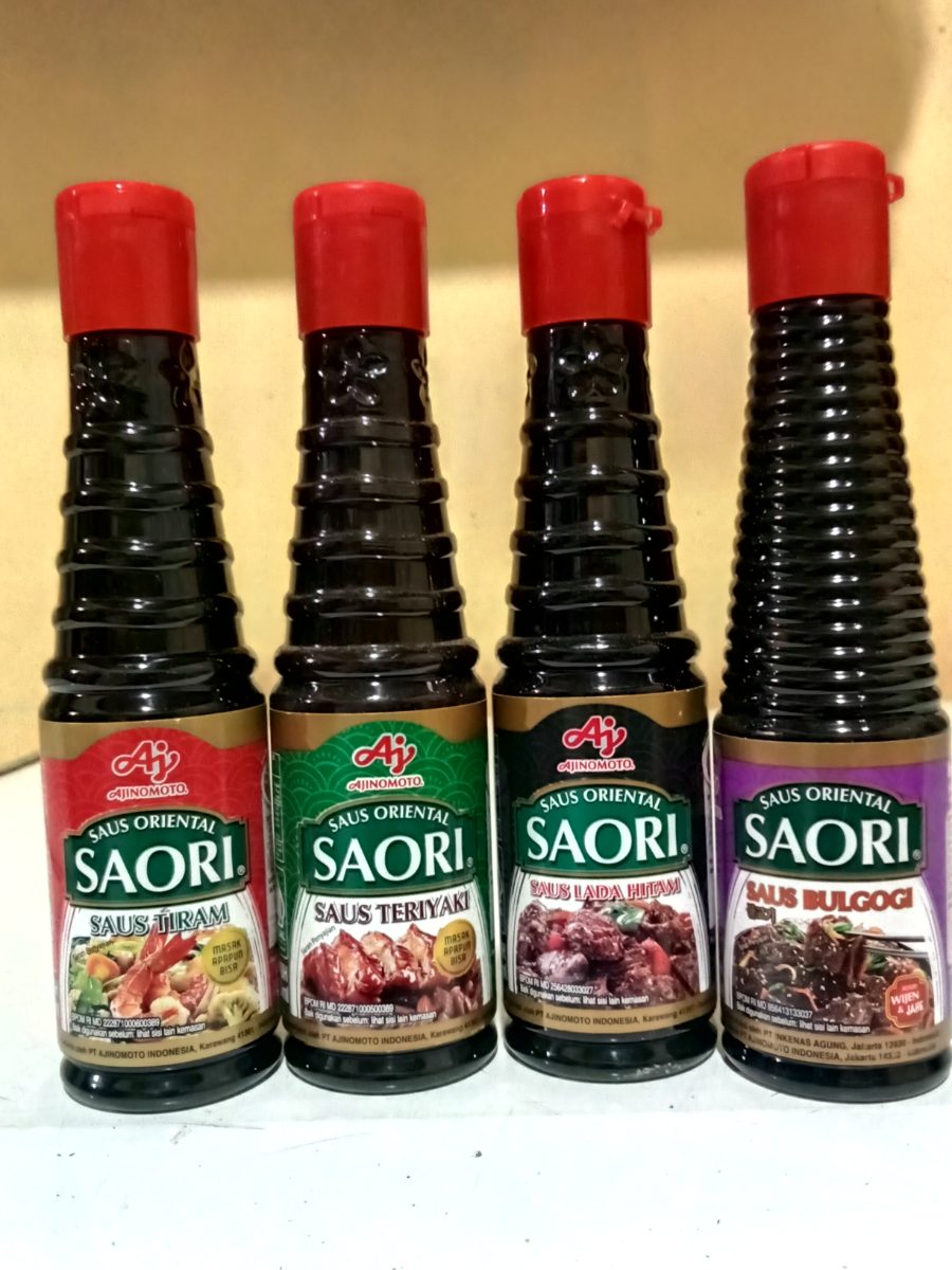 Saori saus tiram, teriyaki, lada hitam, bulgogi 133ml