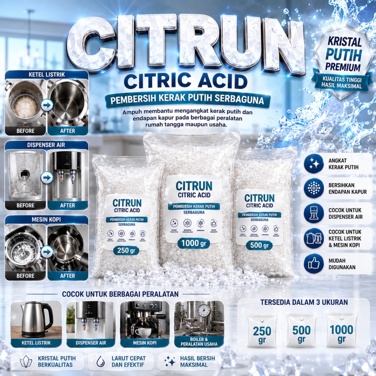 Citrun Sitrun | Pembersih Kerak & Noda