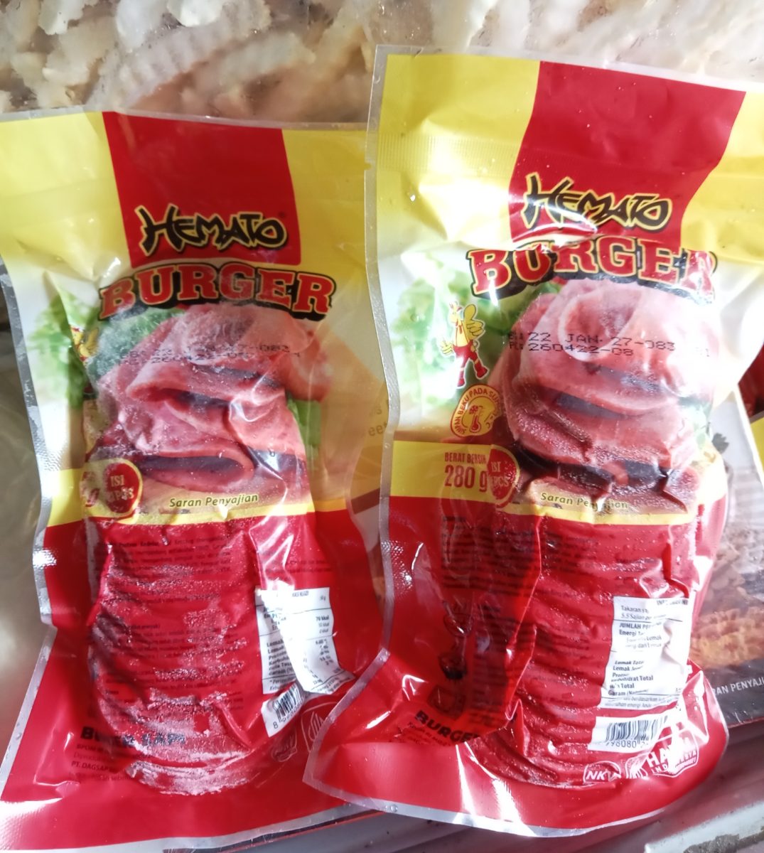 Hemato Daging burger isi 21