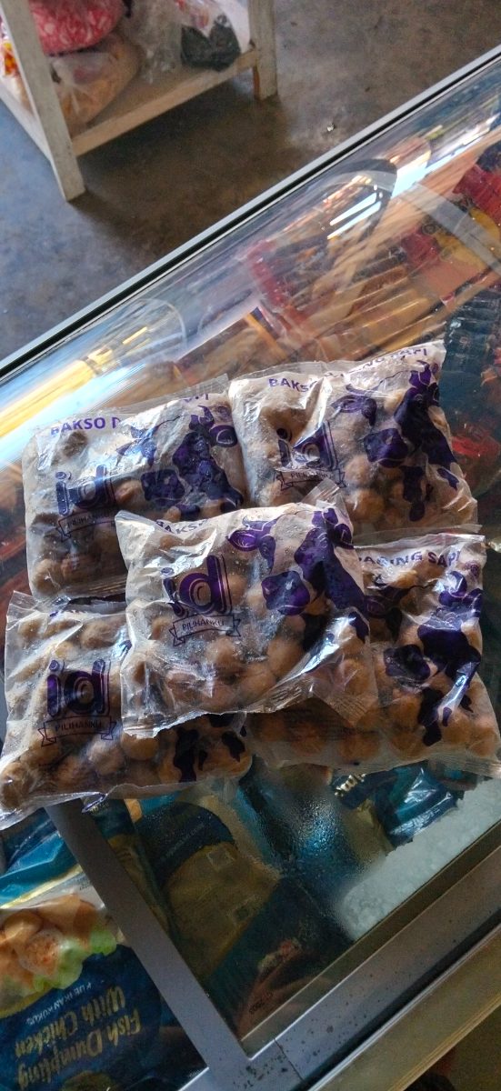 Bakso daging sapi id biru/bakso urat 600g