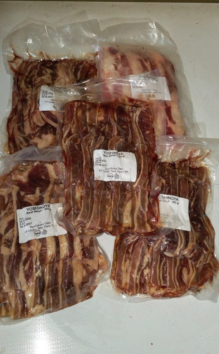 Beef slice Yoshinoya/banyak lemak 500g