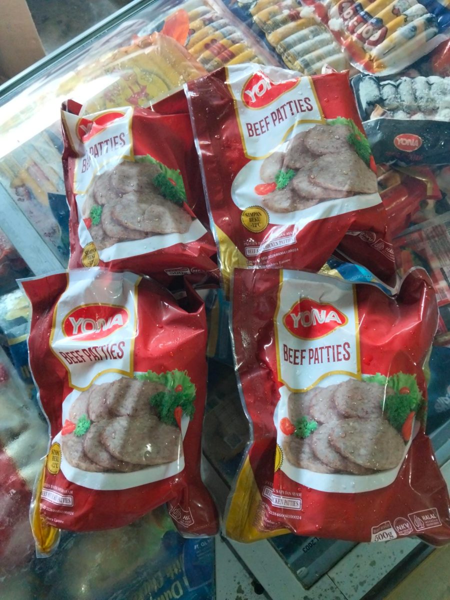 Yona beef paties 500g