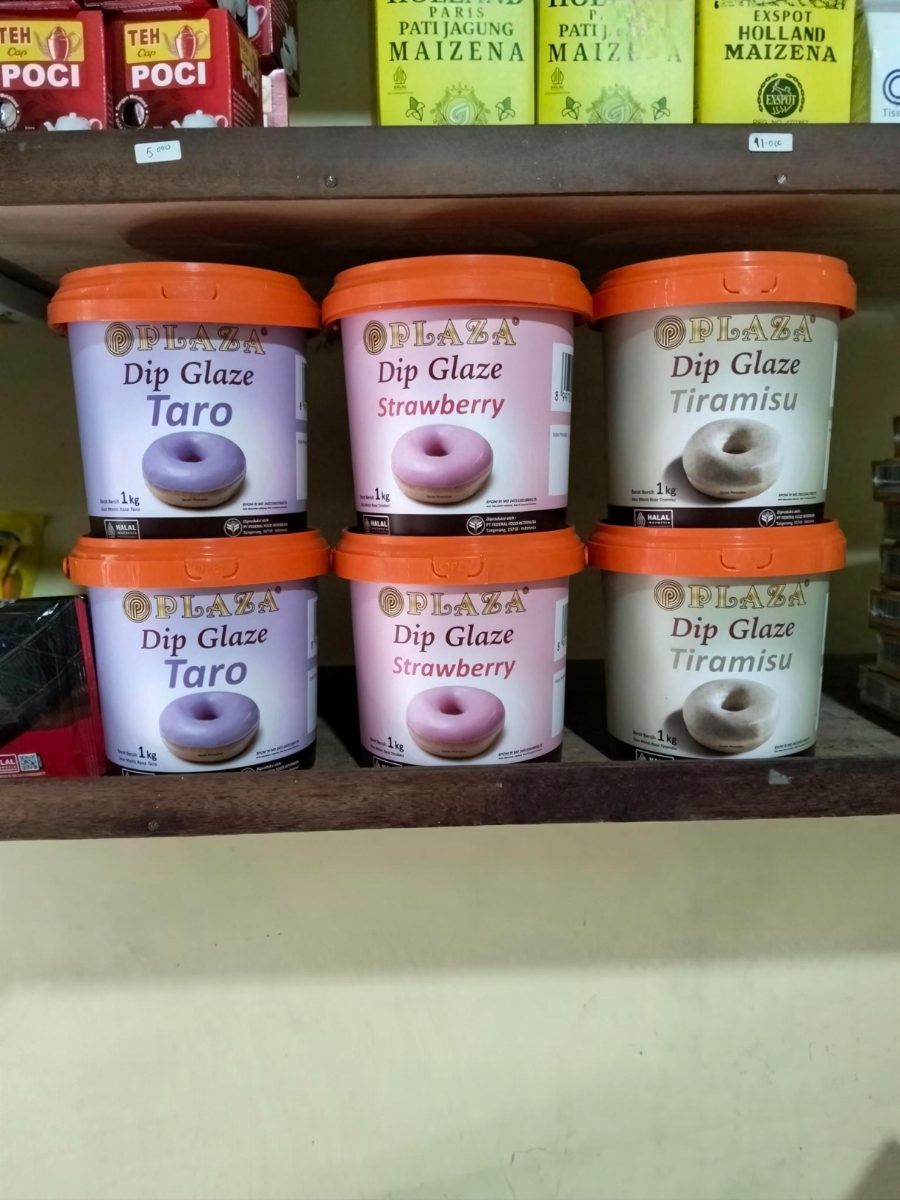 Cokelat ember Dip Glase (dark cokelat, tiramisu,taro, strawberry) 1kg