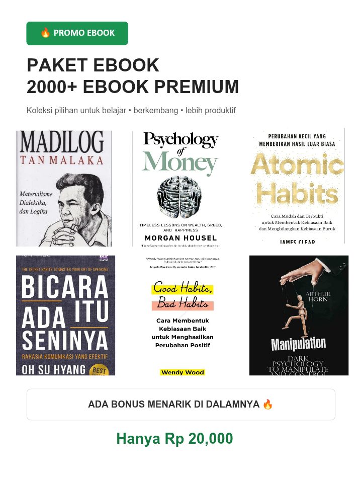 PAKET EBOOK

2000+ EBOOK PREMIUM