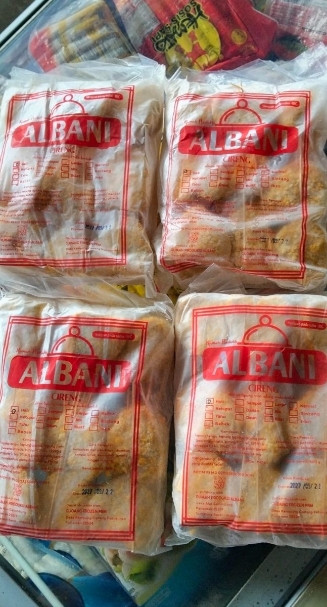 Cireng Albani bentuk hati isi 28